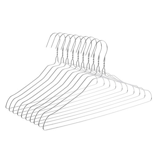 Mr. Pen- Wire Hangers, 10 Pack, Metal Hangers, Wire Hangers for Clothes, Wire Coat Hangers, Metal Clothes Hanger, Silver Hangers, Shirt Hangers, Slim Hangers, Thin Hangers, Standard Hangers
