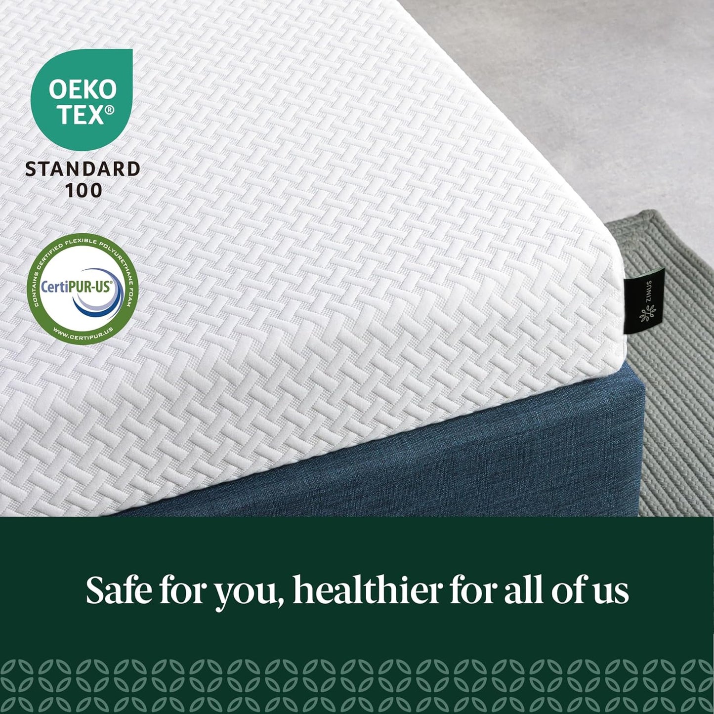 Zinus 6 Inch Full Memory Foam Mattress - Cooling Essential Design, Medium Feel, Safe Materials