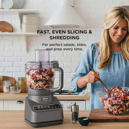 Ninja Professional Plus Food Processor - 1000 Peak Watts, 4 Functions, 9-Cup Bowl, Silver | BN601