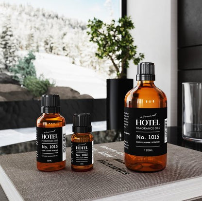 AirScent Hotel Diffuser Oil No. 1015 - Cassis Jasmine Petrichor - Premium Fragrance Oil for Ultrasonic and Waterless Diffusers and Crafting - 30 mL, 1 fl oz Glass Dropper Bottle