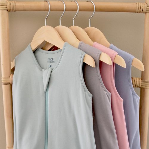 HALO Sleepsack Wearable Blanket - Supersoft Bamboo Viscose Baby Sleeping Bag, 1.5 TOG, Calm Sage, 6-12 Months
