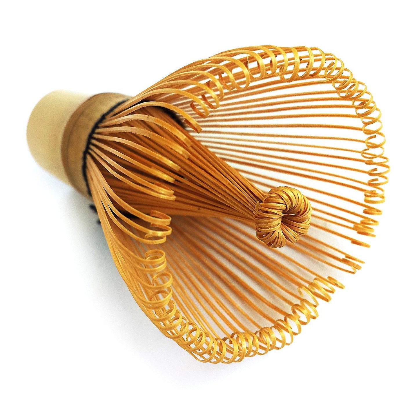 HARU MATCHA - PESTICIDE FREE - Traditional Handcarved Golden Bamboo Matcha Whisk (100 Prongs)