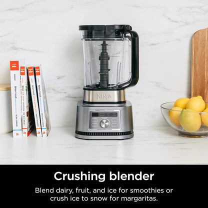 Ninja Foodi SS201 Power Blender & Processor - 3-in-1 Crushing Blender, Dough Mixer & Food Processor | 1400W SmartTORQUE, 6 Auto-iQ Presets