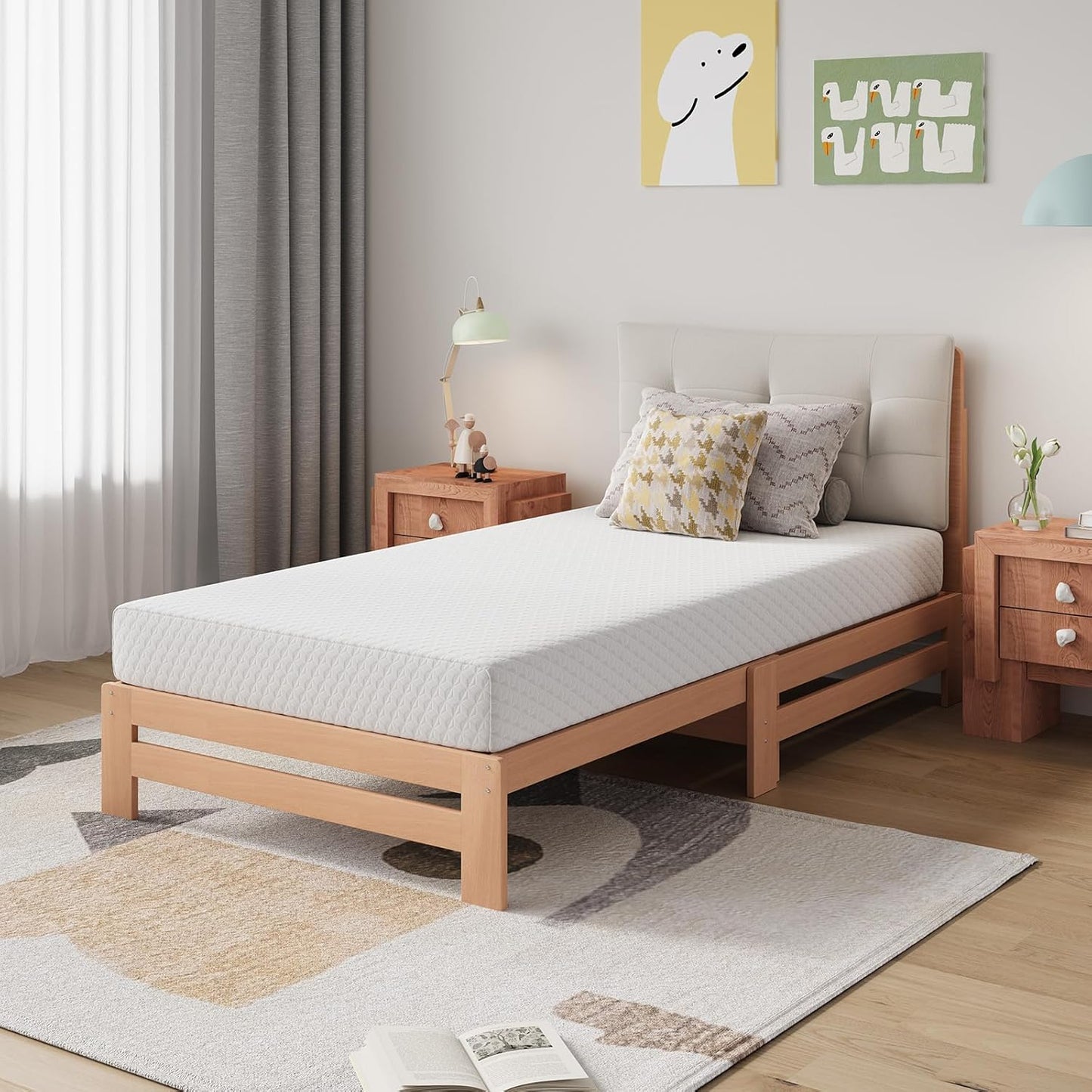 Novilla Twin Mattress - 6 Inch Memory Foam for Pressure Relief & Comfort | CertiPUR-US Certified