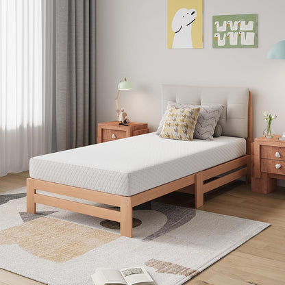 Novilla Twin Mattress - 6 Inch Memory Foam for Pressure Relief & Comfort | CertiPUR-US Certified