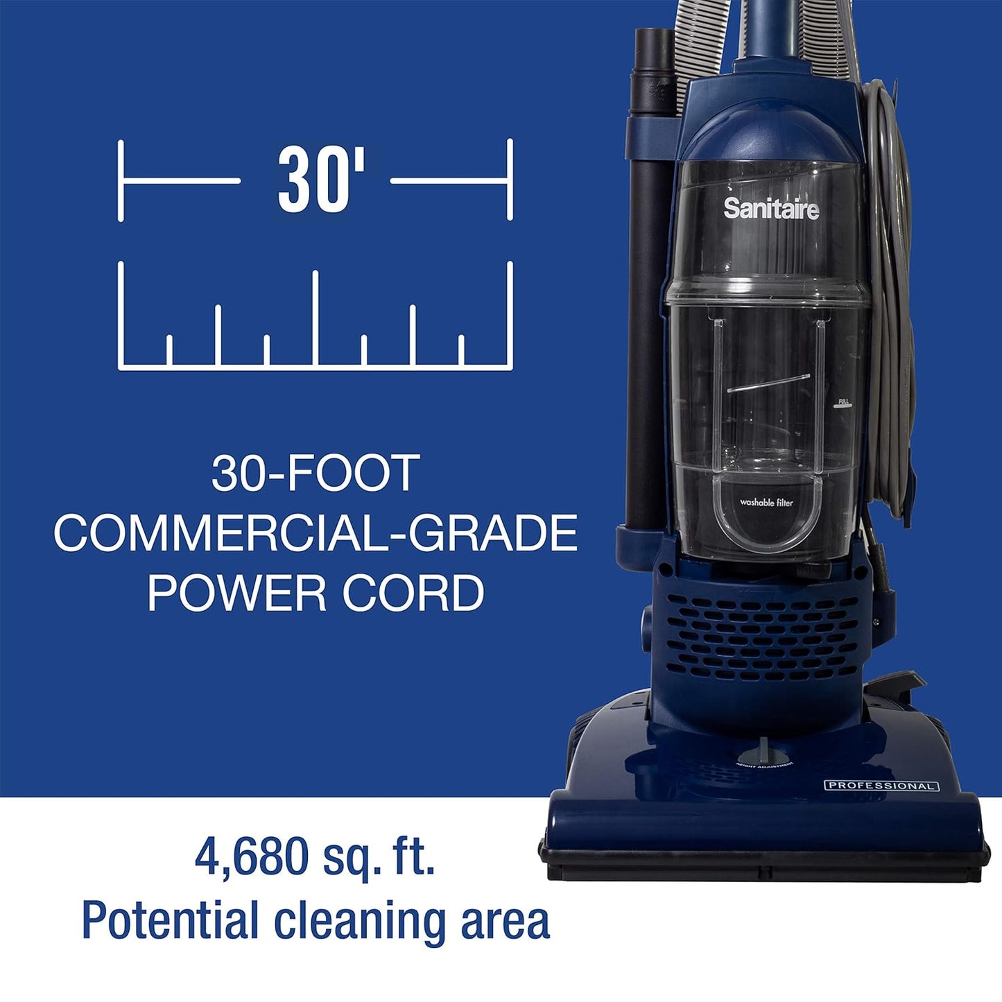 Sanitaire Professional Bagless Upright Vacuum - Powerful Commercial Cleaning Tools | SL4410A