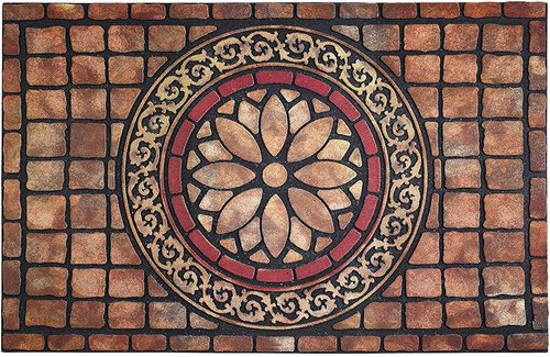 CHICHIC Large Rectangle Entrance Door Mat - Heavy Duty Non-Slip Welcome Rug | 24 x 36 Inch for High Traffic Areas