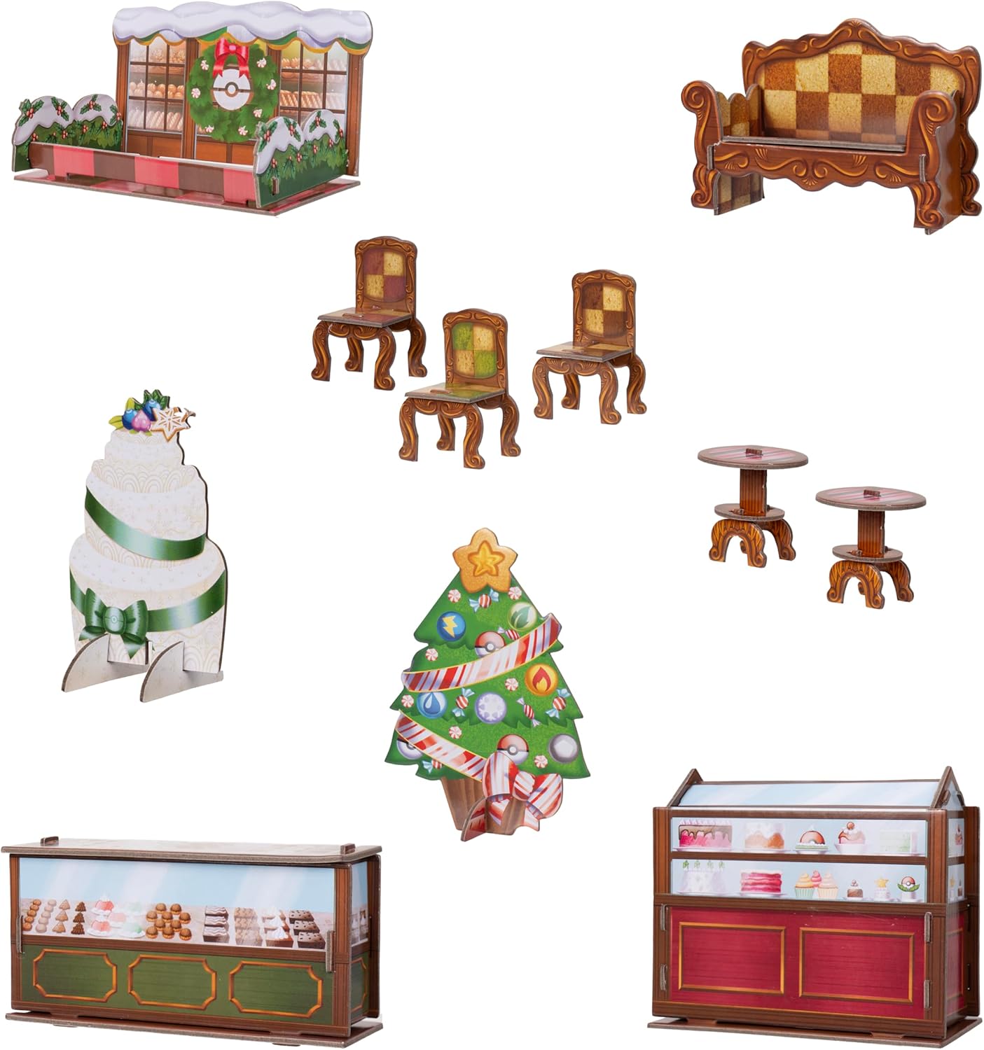 Pokemon Holiday Calendar 2025 - 16 Premium 2-Inch Battle Figures & 8 Unique Accessories