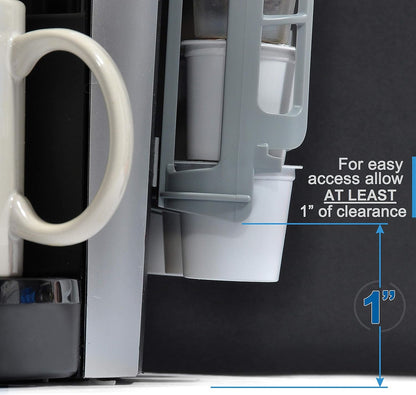 STORAGENIE Coffee Pod Holder - Side Mount K-Cup Dispenser for Keurig | Ideal for Small Counters