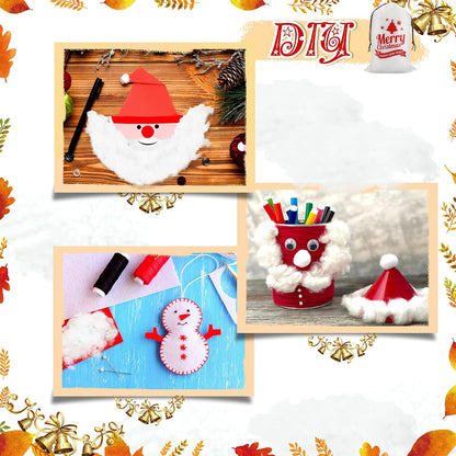 Shappy Christmas Fake Snow Decor - Fluffy Artificial Snow Blanket for Indoor Holiday Decoration | White Bag