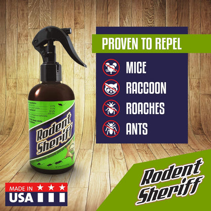 Peppermint Oil Repellent - Fast-Acting Pest Control Spray | Effective Against Mice, Raccoons, Ants