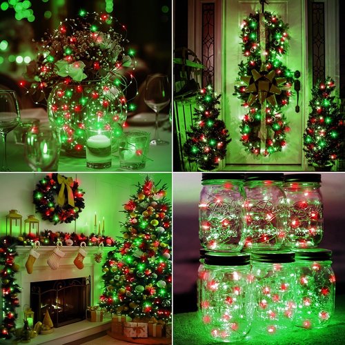 Btfarm 30 Pack Fairy Lights - Battery Operated 7ft Twinkle String Lights | Waterproof Mini Silver Wire for Christmas & Weddings