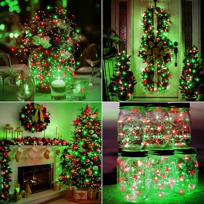 Btfarm 30 Pack Fairy Lights - Battery Operated 7ft Twinkle String Lights | Waterproof Mini Silver Wire for Christmas & Weddings