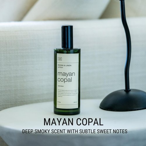 Craft & Kin Mayan Copal Room Spray for Bedding, 6.76 oz, Pillow Spray, Long-Lasting Room Freshener, Soothing Aroma Mist for Home & Washroom