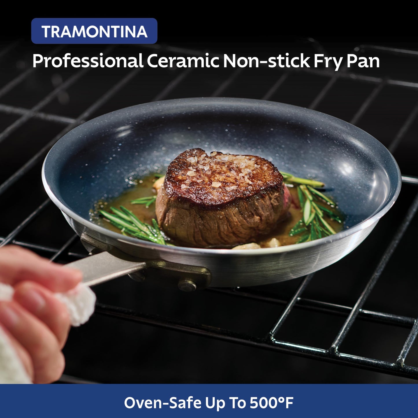 Tramontina Nonstick and Ceramic Professional Pans (Black/Red/Gray)