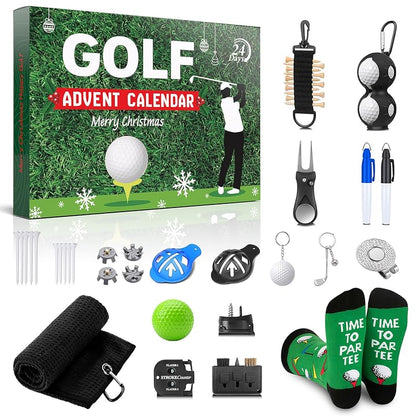 Golf Advent Calendar 2026 for Men – 24 Golf Tools & Gear Holiday Countdown