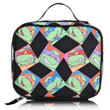 Fast Forward Teenage Mutant Ninja Turtles Lunch Box for Kids | Insulated Lunch Bag Lunch Box for Boys, Girls, Unisex, Toddlers | Teenage Mutant Ninja Turtles Reusable Lunchbox