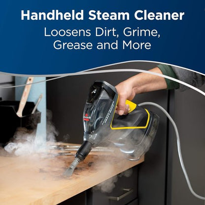 BISSELL PowerSteamer 3-in-1 Steam Mop - Heavy Duty Handheld Cleaner for Indoor & Outdoor Use | Model 2865A