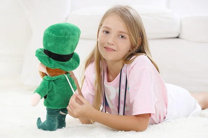 illuOKey Leprechaun Plush Doll - Perfect St. Patrick's Day Decoration | 16 Inches for Kids