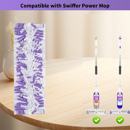 Disposable Mopping Pad Refills for PowerMop Multi-Surface Mopping Pad Refills for Floor Cleaning, 20 Count