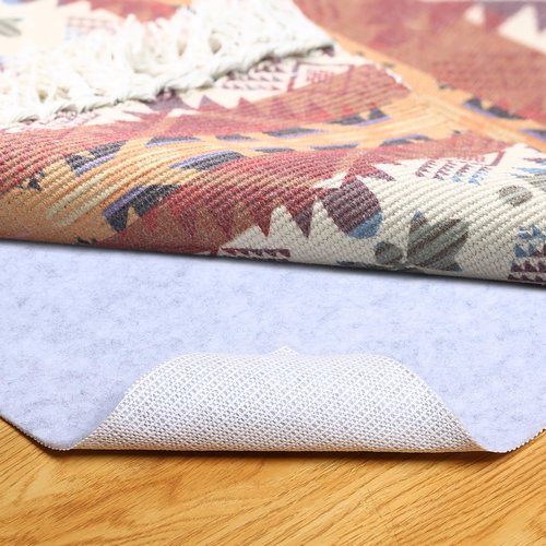 Non Slip Rug Pad, Natural Rubber Backing Rug Pads 1/4” Thick, Felt Rug Gripper Pad, Non Slip Under Carpet Mat, Under Rug Cushion for Hardwood Floors, Carpet Runners (5x7FT)