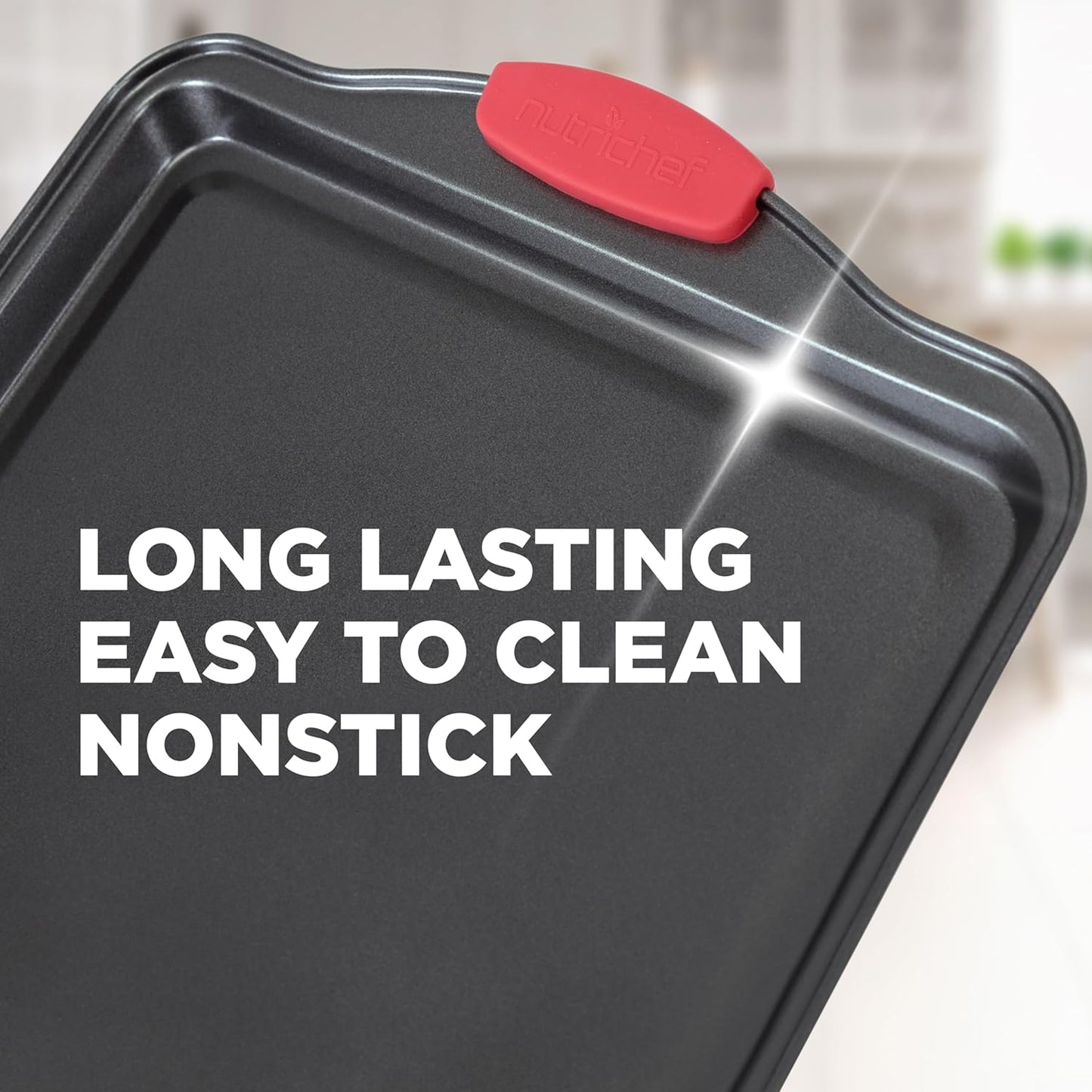 NutriChef 21-Piece Nonstick Cookware Set - Heat Resistant, PTFE/PFOA Free | Includes Pots, Pans & Bakeware