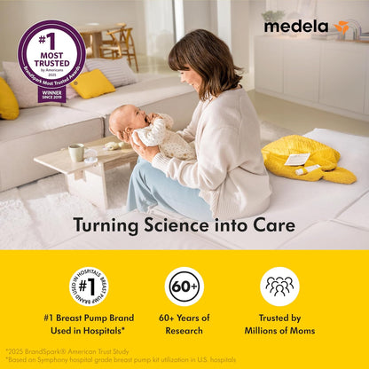 Medela Harmony Manual Breast Pump Bundle - Perfect Pair with Silicone Breast Milk Collector | Lightweight & BPA-Free