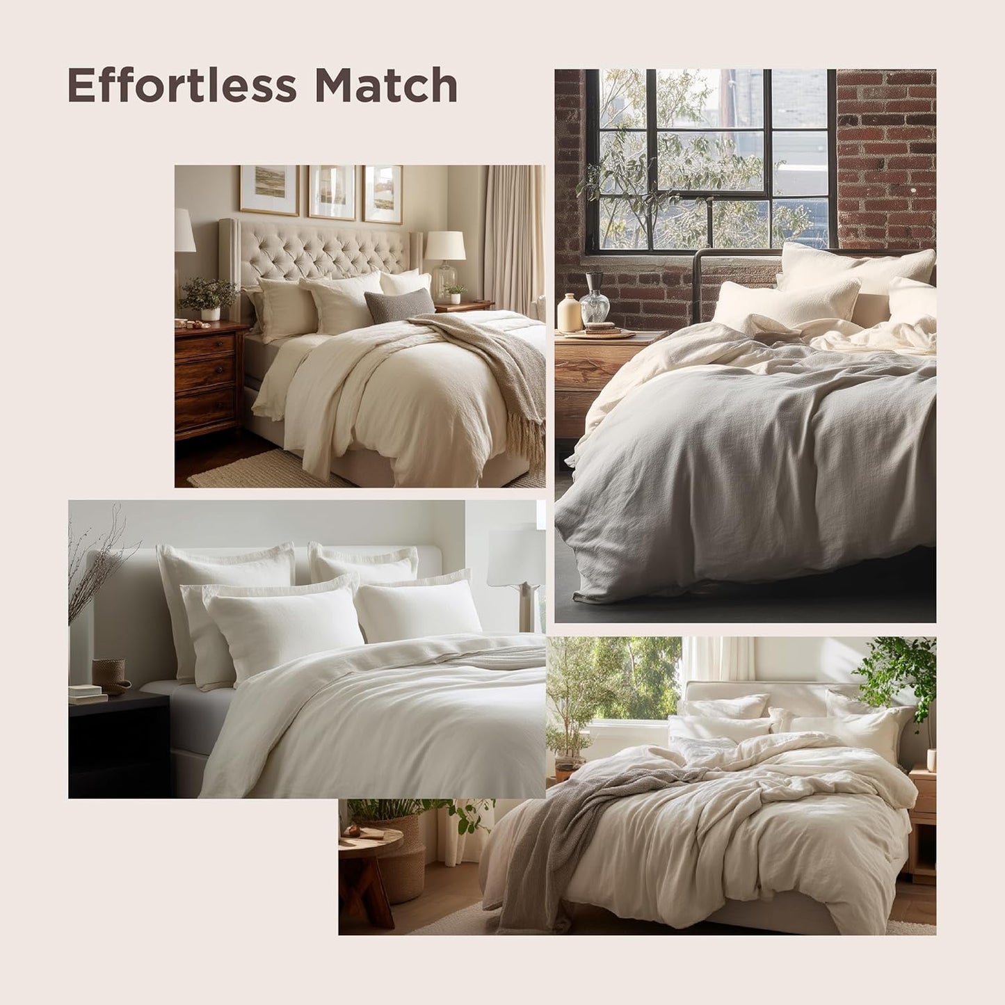 Bedsure Black Duvet Cover Set - Extra Soft Cotton-Like Polyester, Full Size 80x90 Inches, 3 Pieces with Zipper Closure & 2 Pillow Shams