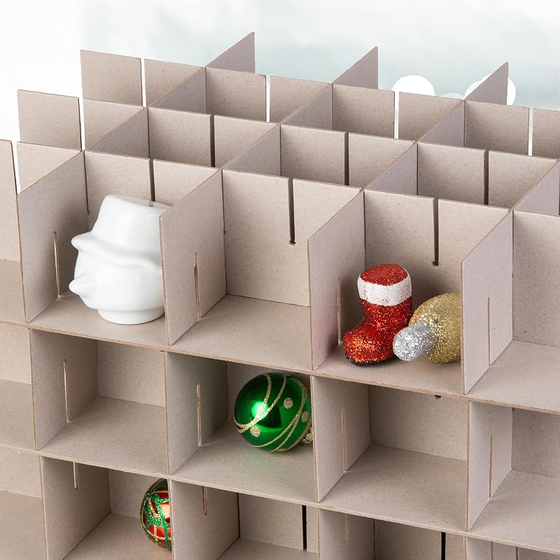 HOLDN’ STORAGE Christmas Ornament Box - Large Decor Containers that