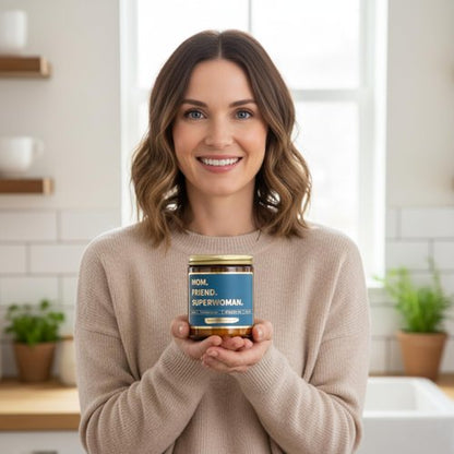 Friendship Gift for Women | Lavender Vanilla Scented Candle for Women, 100% Soy Wax | Empowering Candle for Her for Christmas or Birthday | Empowerment Present Ideas for Mom, Coworker, Best Friends
