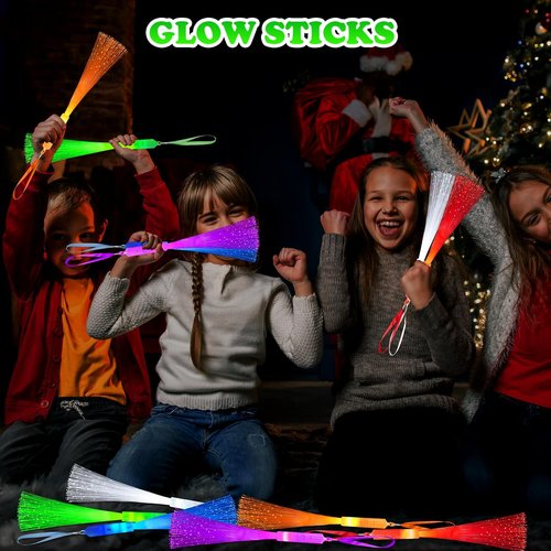 Glow Sticks Party Favors by [Brand Name] - 6 Pack Neon Light-Up Toys for Kids | Perfect for Camping, Birthdays & Weddings