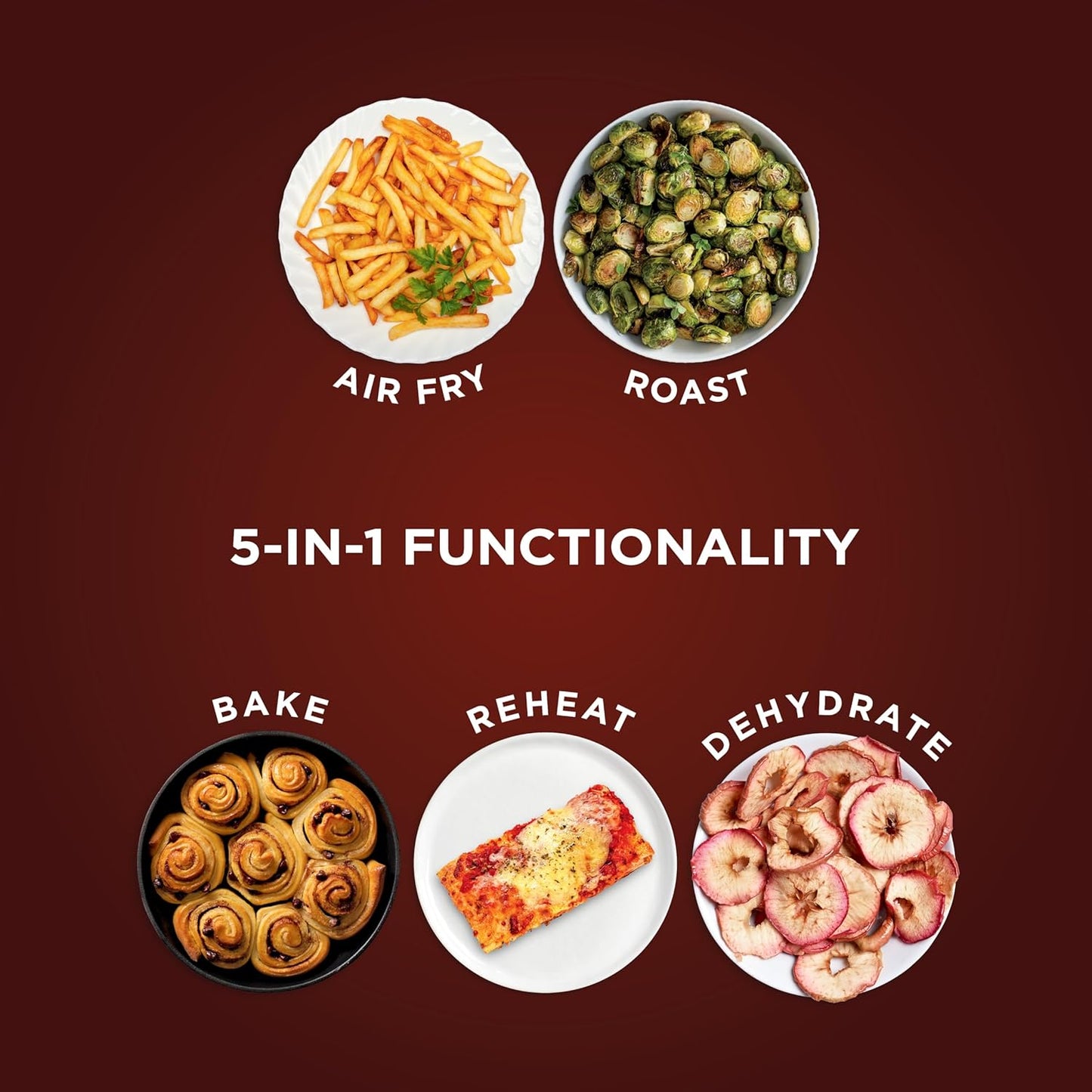 Ninja Air Fryer - 4 QT Capacity | 4-in-1 Cooking Functions | Dishwasher Safe Parts | Includes 20 Healthy Recipes | Grey