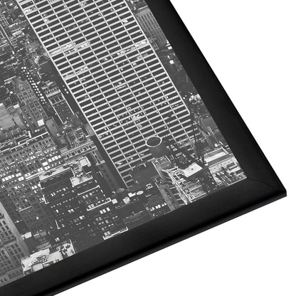 Americanflat 16x24 Poster Frame - Polished Front Cover & Slide-In Design - Black Fusion Collection