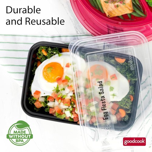 GoodCook Meal Prep Containers - Durable & Versatile | Ideal for Meal Planning & Storage