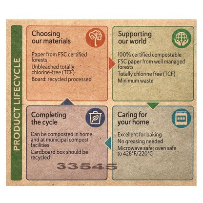 If You Care Unbleached Baking Cups - Large Size, 60 Count, Eco-Friendly | 3 Packs