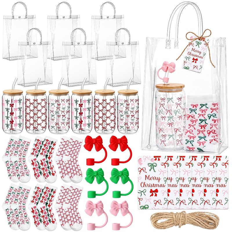 Variation of THIS listing: Mepase 6+ Christmas Gift Set — Cup, Socks, Labels, Straw & Twine
