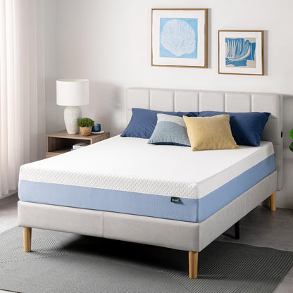 Zinus 10 Inch Queen Memory Foam Mattress - Cooling Comfort, Fiberglass Free, Medium Feel, Safe Materials