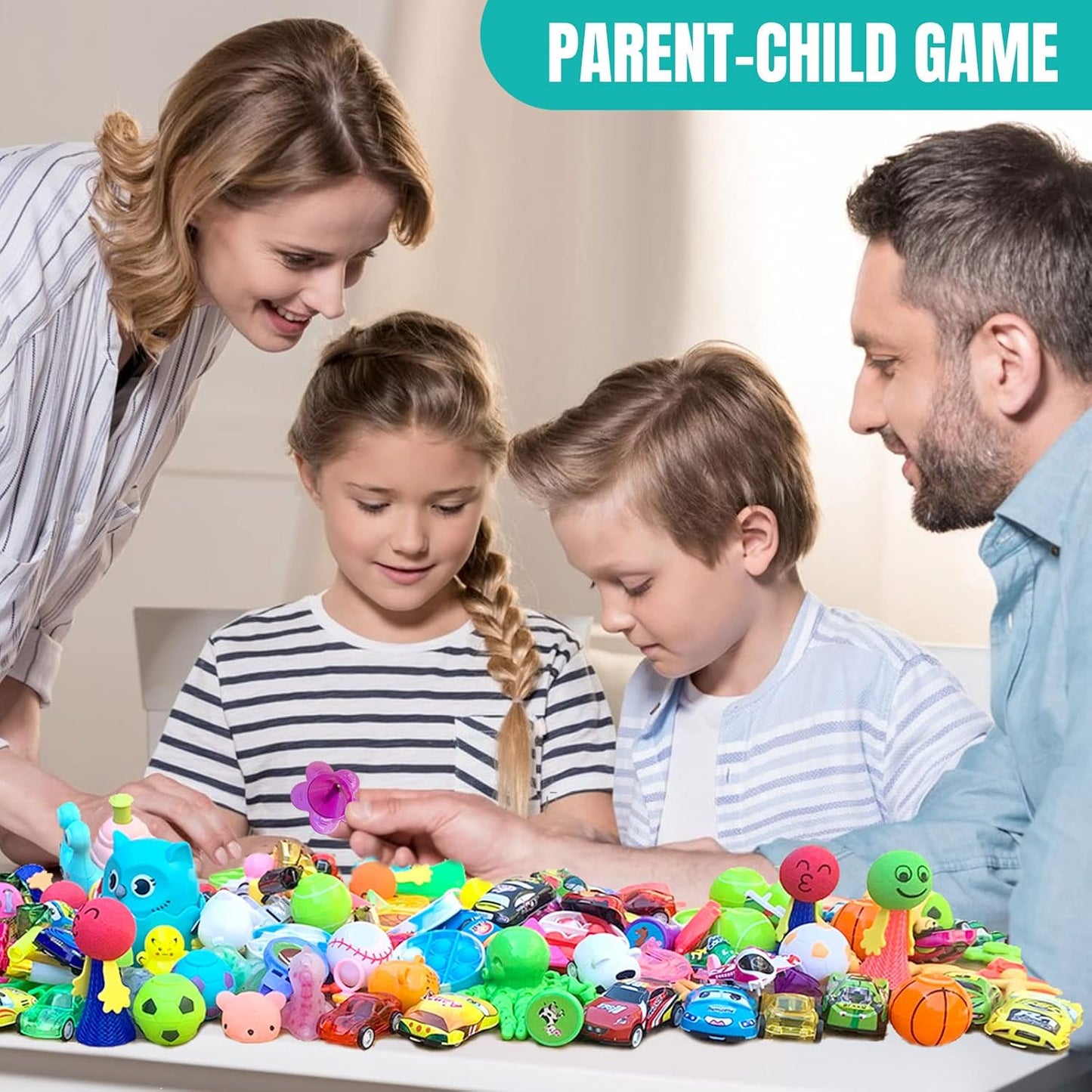 Skiennix Party Favors - 64 Pcs Small Toy Prizes for Kids | Easter Basket Goodie Bag Stuffers & Pinata Fillers