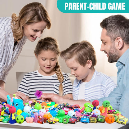 Skiennix Party Favors - 64 Pcs Small Toy Prizes for Kids | Easter Basket Goodie Bag Stuffers & Pinata Fillers