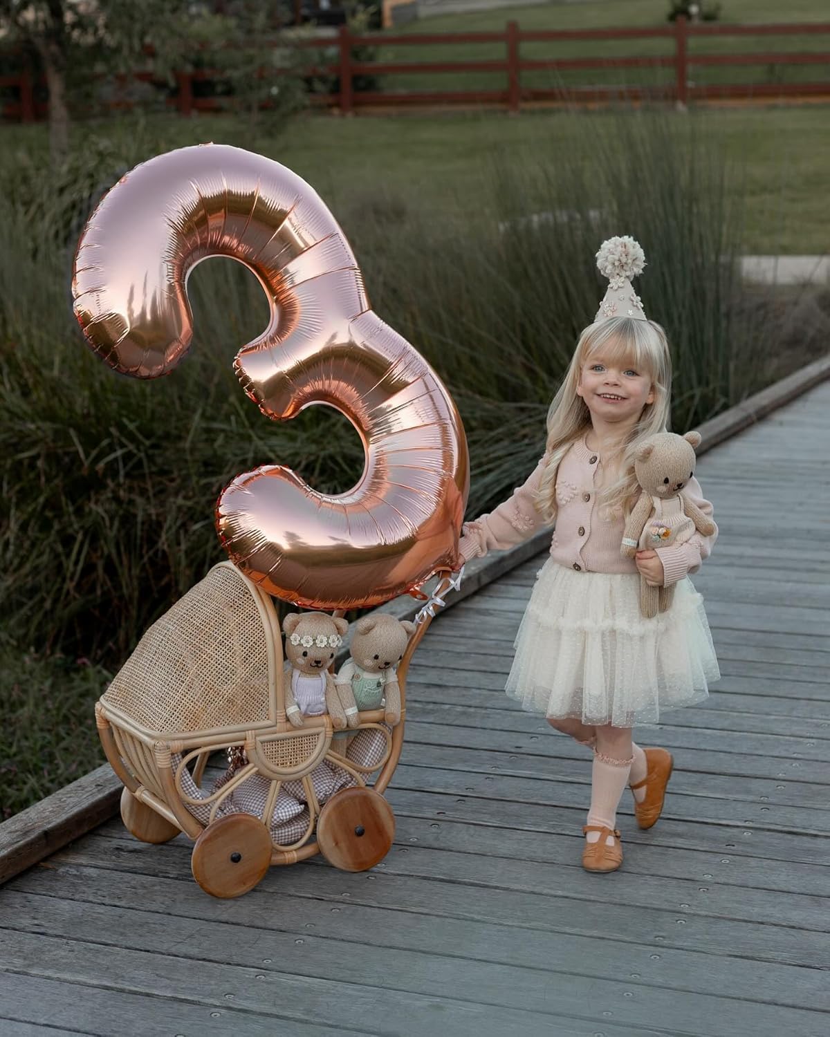 Rose Gold Number 60 Balloon - 40 Inch 60th Birthday Decoration for Men & Women | Elegant Party Supplies
