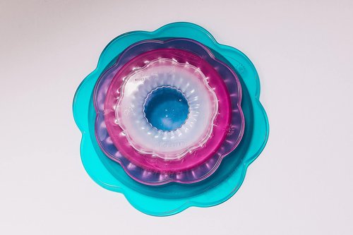 Ikea OVERMATT Silicone Food Lids, Set of 3, Multi-Colour