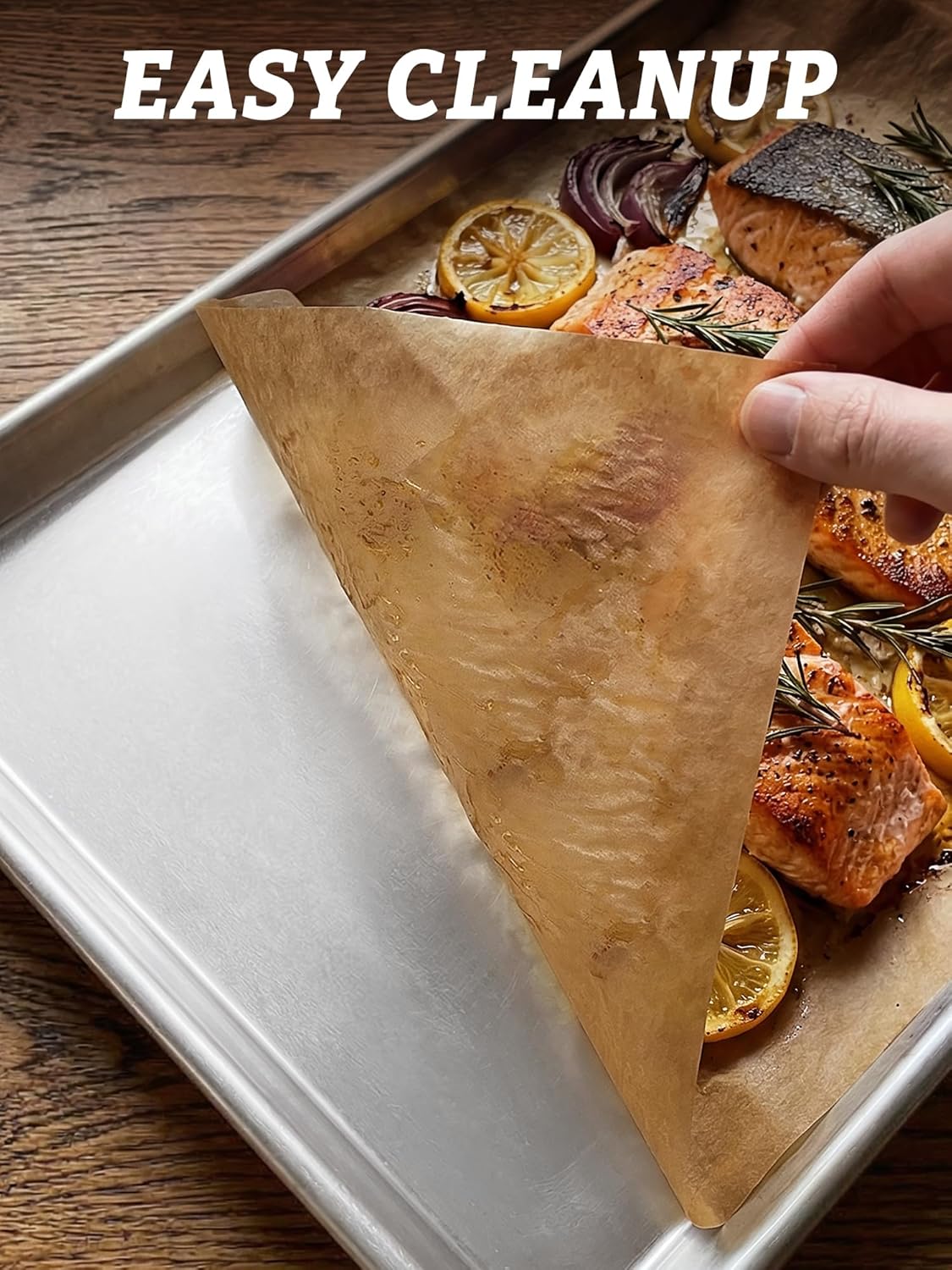 SMARTAKE Parchment Paper Baking Sheets - 400 Pcs Non-Stick Precut 9x13 Inches for Baking, Grilling & Air Frying