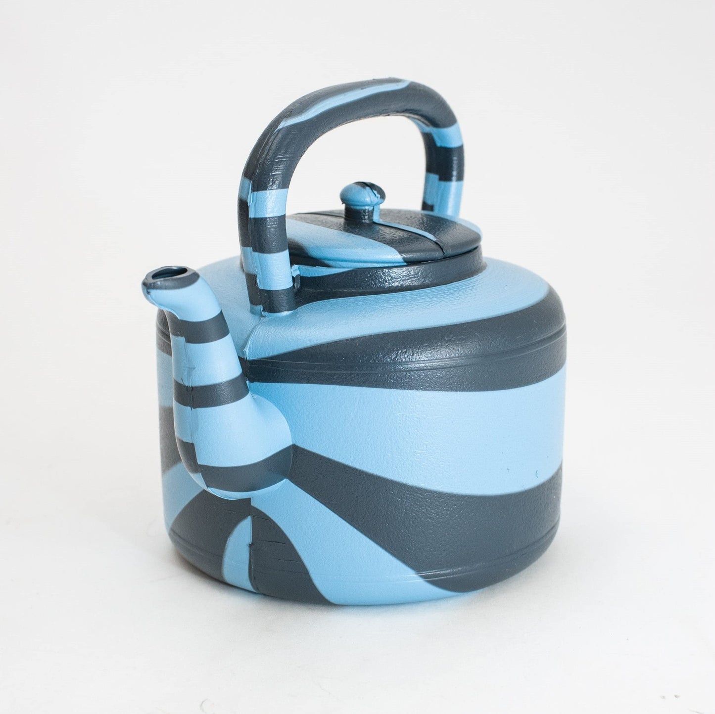 African Delights Watering Can - 1 Gallon Plastic Colorful Watering Jug - Watering Can - Made in Africa - Lota for Bathroom Blue/Black