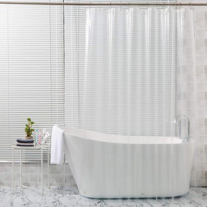 BINO Clear Shower Curtain Liner - Durable 70"x72" PEVA 8G for Bathroom Protection