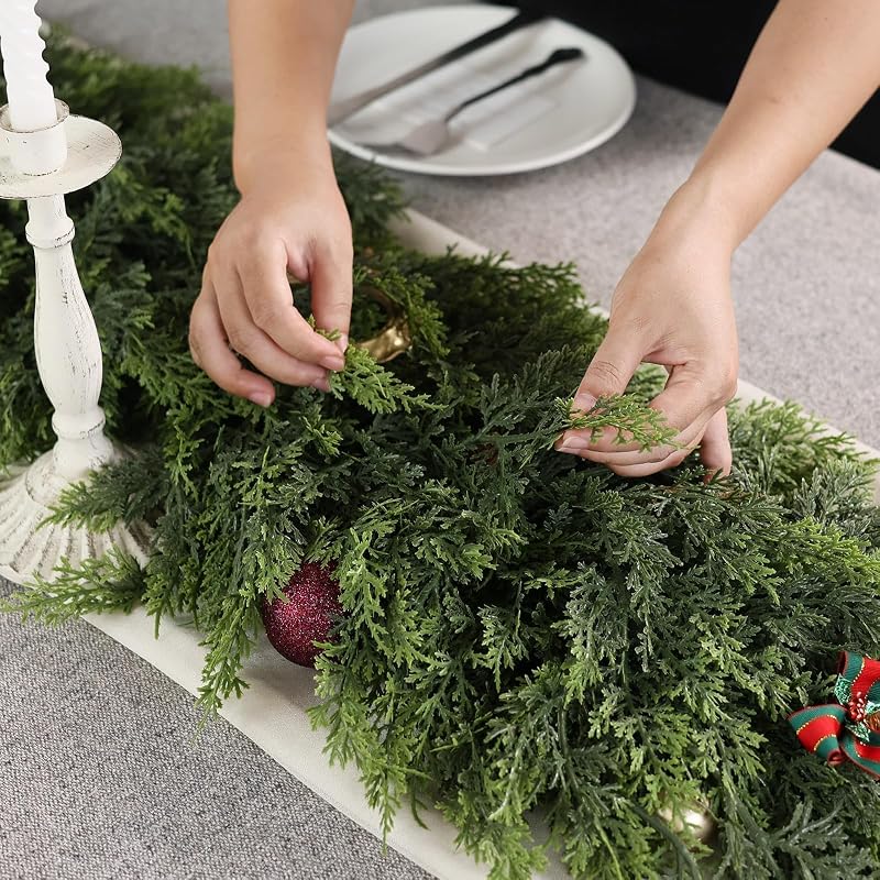 5FT Artificial Cedar Garlands for Fireplace Decoration - 1 Pcs Variation of THIS listing