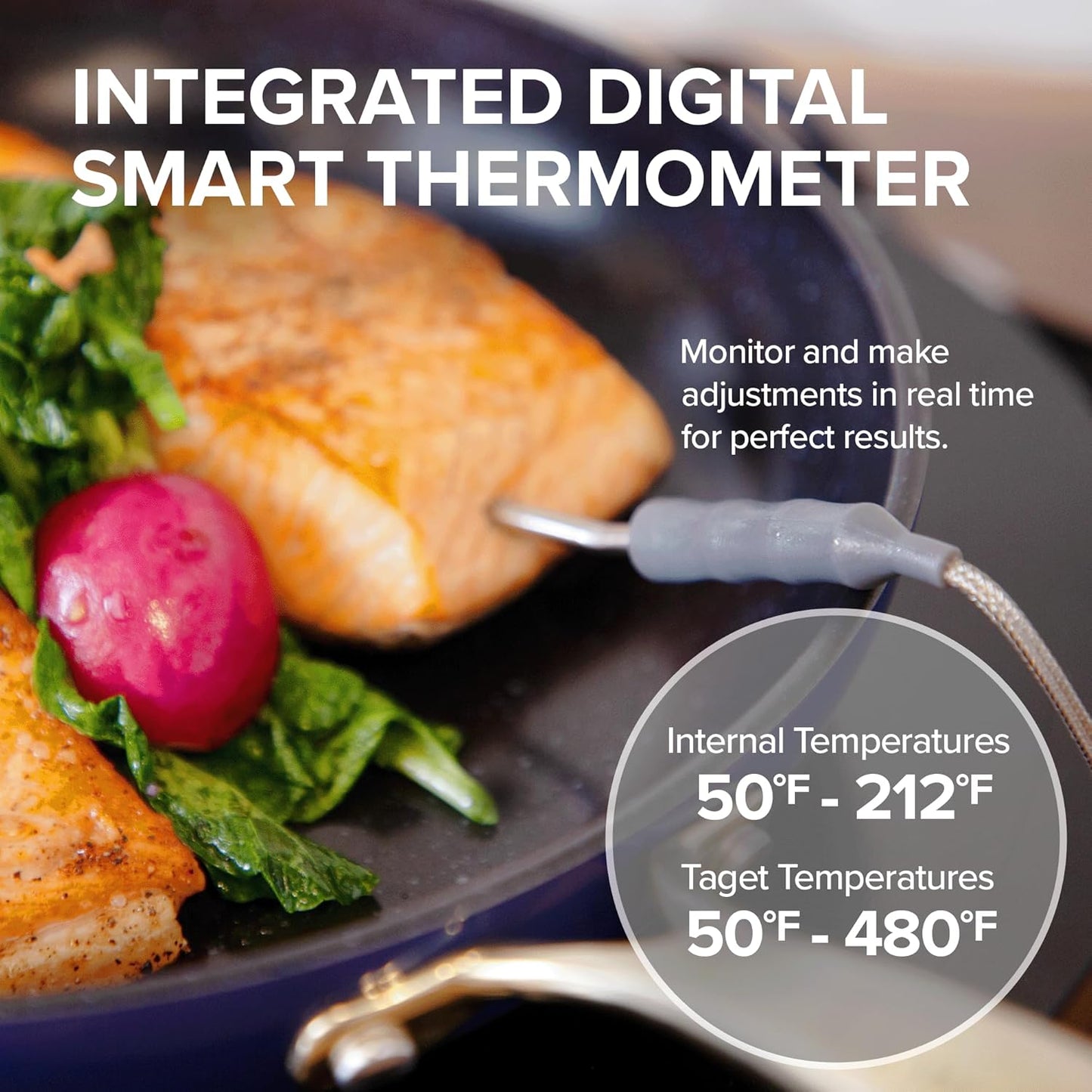 Nuwave Induction Cooktop - Upgraded 3 Wattage Control with Digital Temp Probe | 12” Shatter-Proof Ceramic Glass