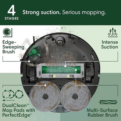 iRobot Roomba Plus 505 Combo Robot Vacuum & Mop - Self-Cleaning, AutoWash Dock, LiDAR Navigation