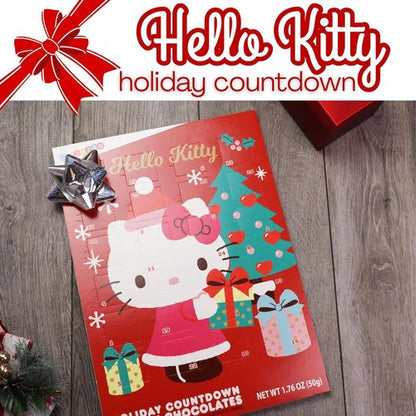 Hello Kitty | 2023 Christmas Countdown Calendar - 24 Milk Chocolate Pieces, Advent Calendar for Kids, 1.76 Ounces