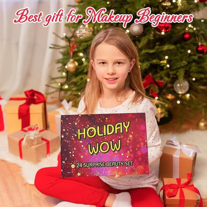 Makeup Advent Calendar 2025 - 24 Days of Surprises for Teens | Perfect Christmas Gift for Girls