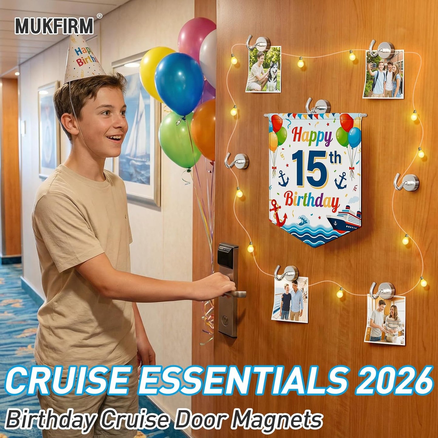 Skiennix 12 Pack Magnetic Hooks - Heavy Duty 30lbs+ for Cruise Cabins & Kitchen | Versatile Metal Hooks
